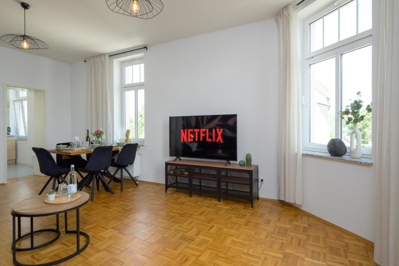 Le Vacation 3-Room-Apartment 67Qm, Kueche, Netflix, Free-Tv Schkeuditz Kültér fotó